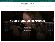 Tablet Screenshot of fredjmalcolm.com